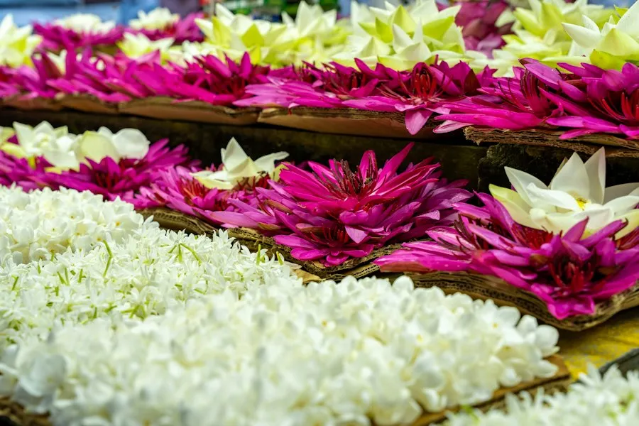 Photo flowers in traditions